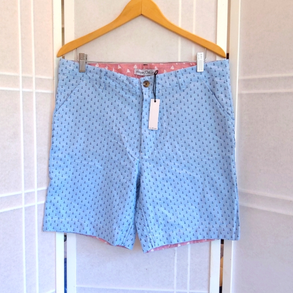 Sovereign Code Los Angeles blue nautical shorts ankor
